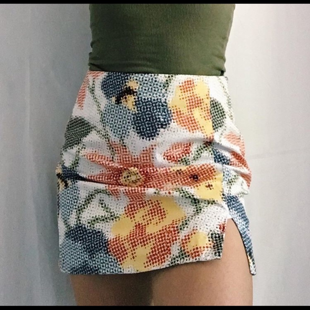 Kate Spade Saturday floral miniskirt